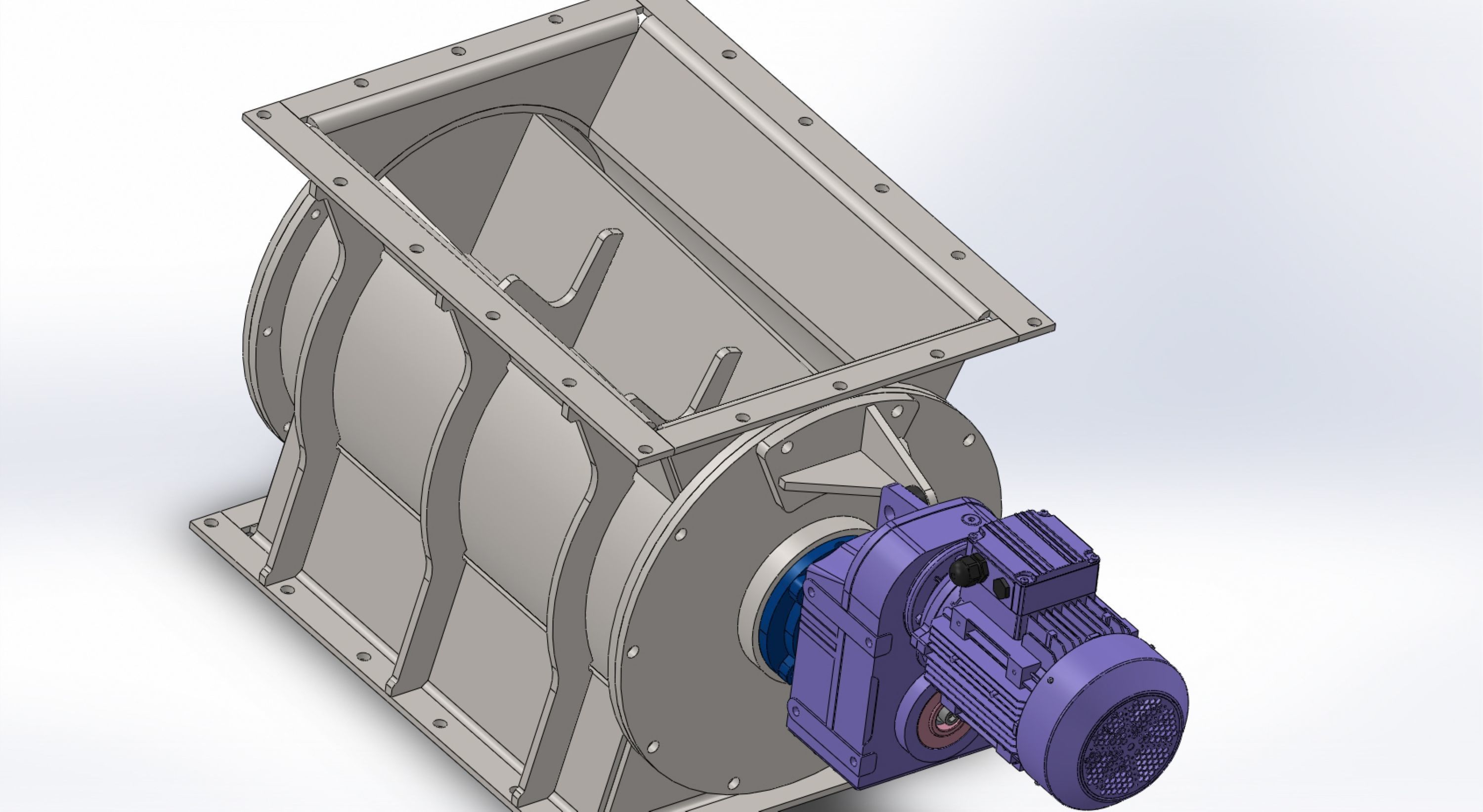 Rotary feeder 3D model_3