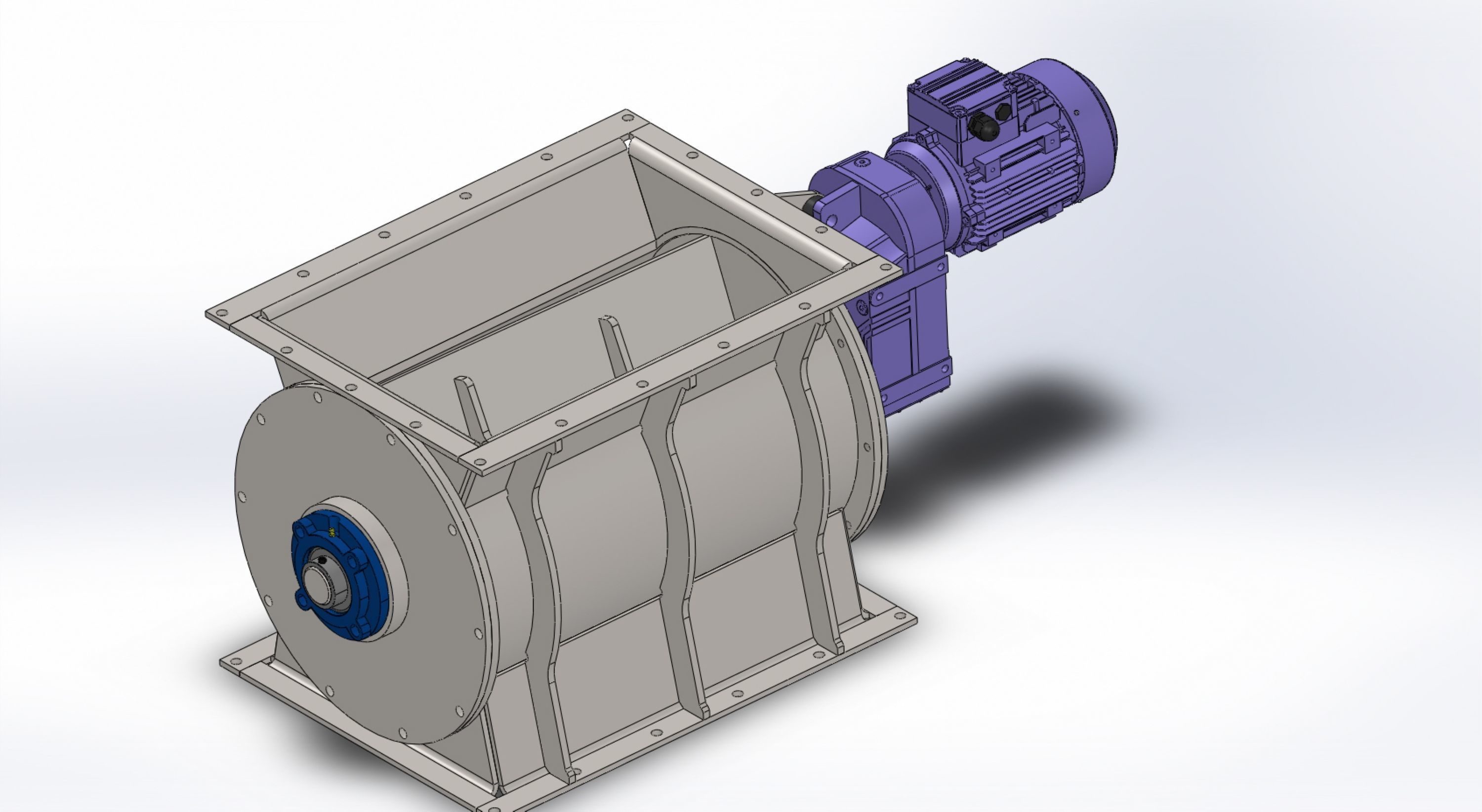 Rotary feeder 3D model_1