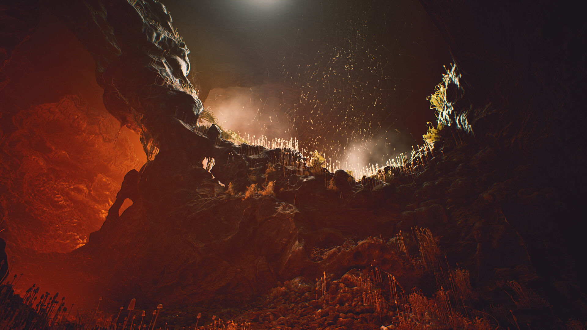 Haunt Stone Hollow Caves - Unreal Engine - Asset Pack Low-poly 3D model_5