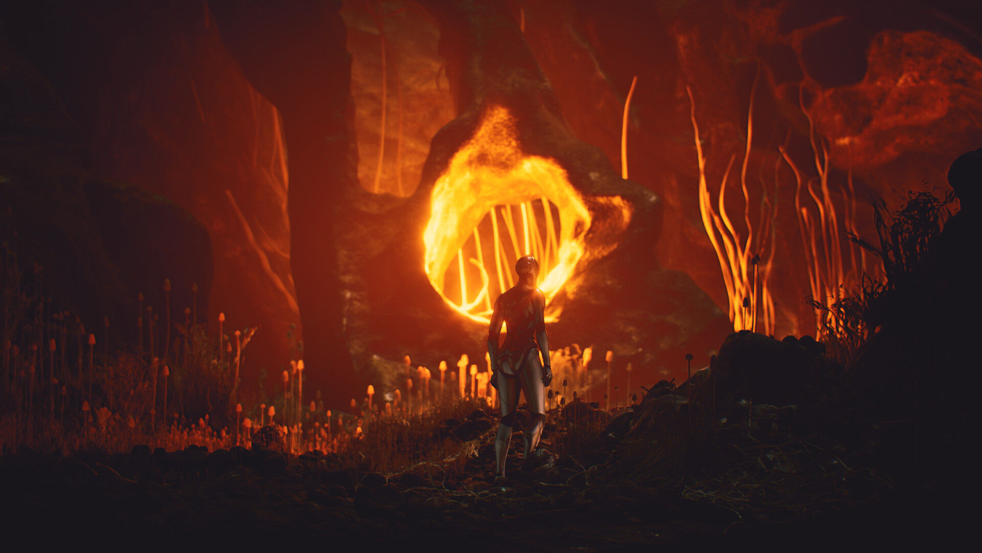 Haunt Stone Hollow Caves - Unreal Engine - Asset Pack Low-poly 3D model_9