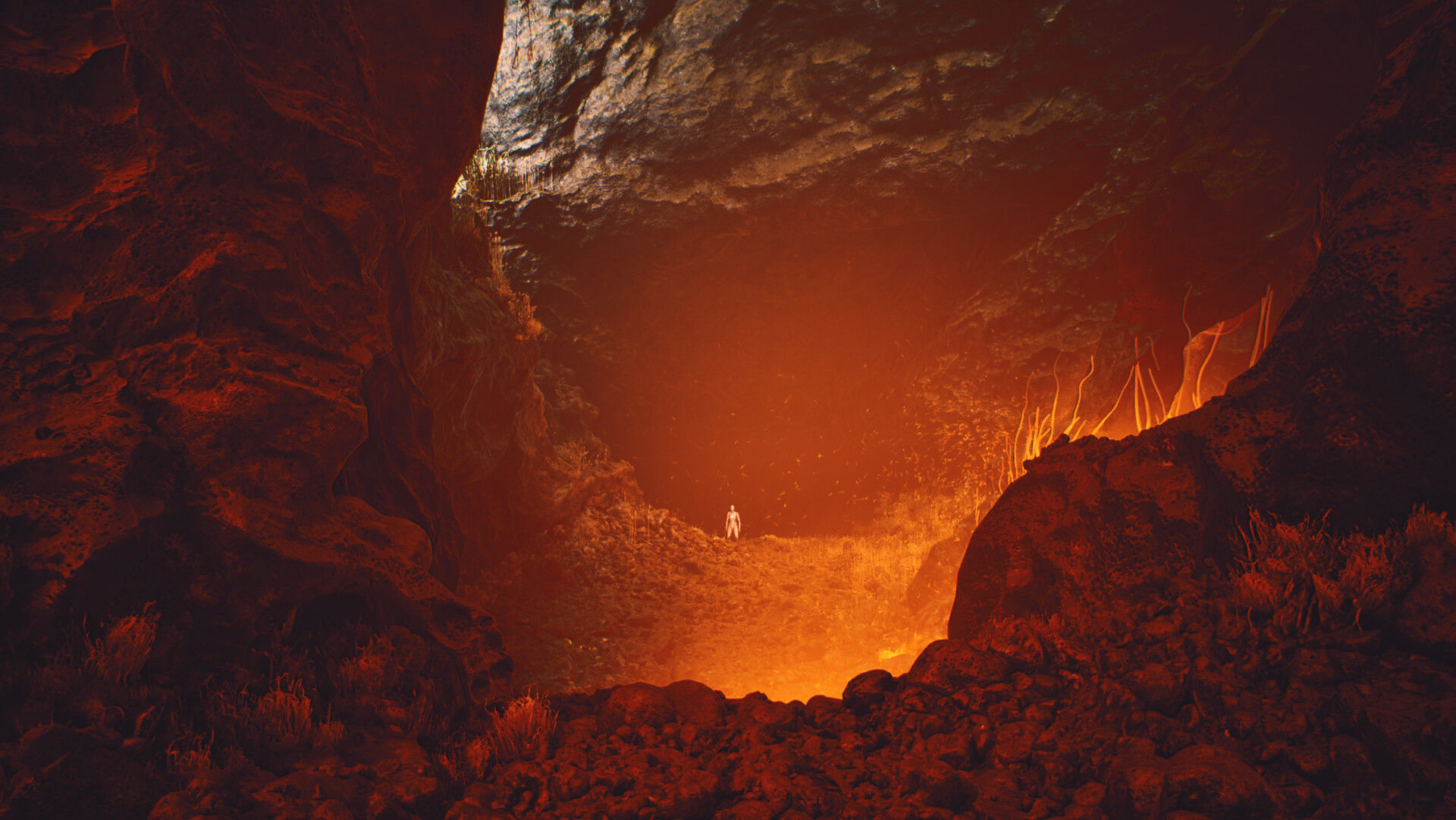 Haunt Stone Hollow Caves - Unreal Engine - Asset Pack Low-poly 3D model_7