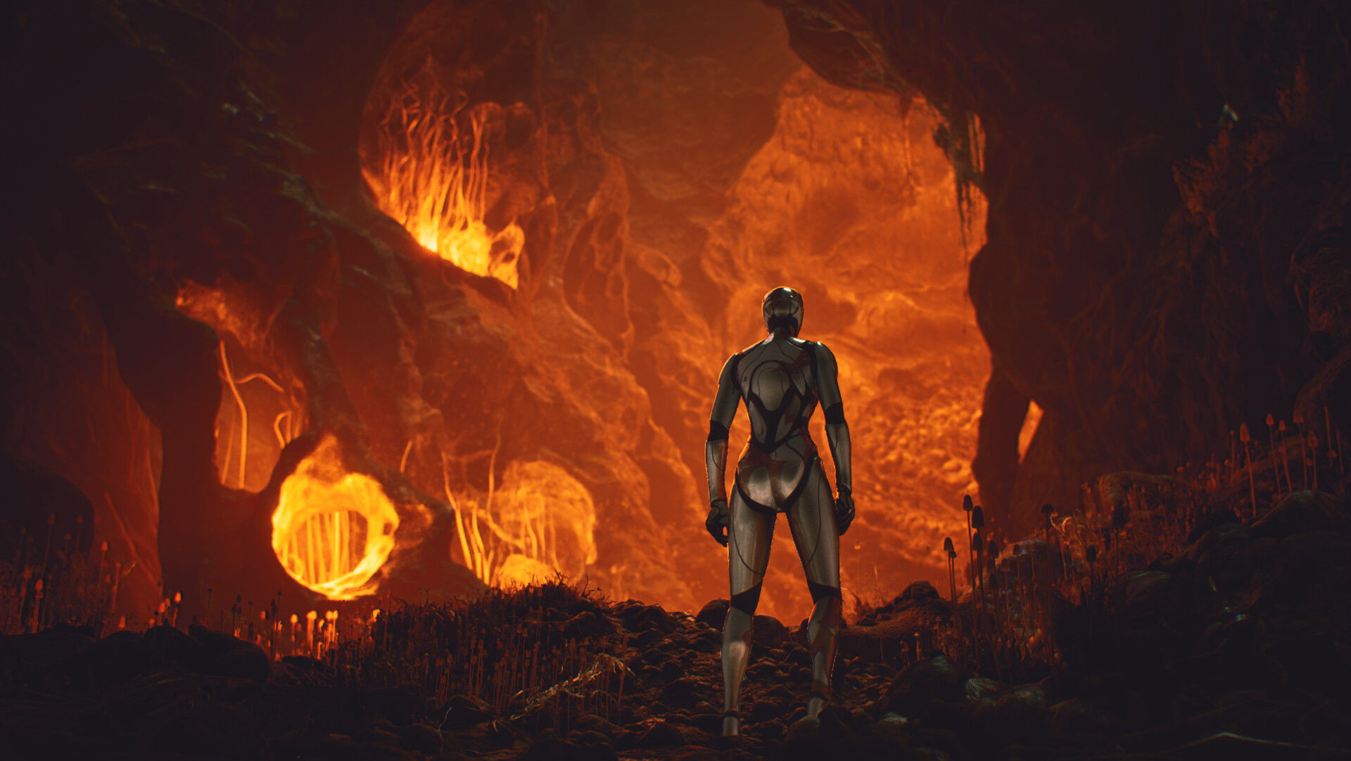 Haunt Stone Hollow Caves - Unreal Engine - Asset Pack Low-poly 3D model_8