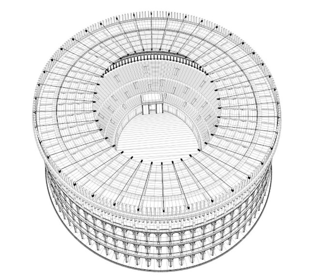 Roman Colosseum 3D model_13