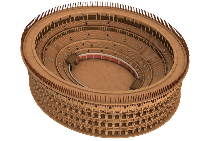 Roman Colosseum 3D model_1