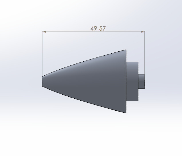 Nosecone VON KARMAN SERIES LD HAACK  3D print model_8