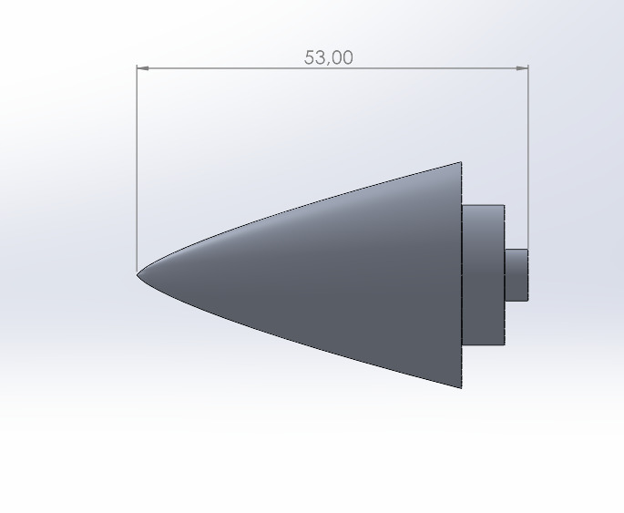 Nosecone VON KARMAN SERIES LD HAACK  3D print model_9