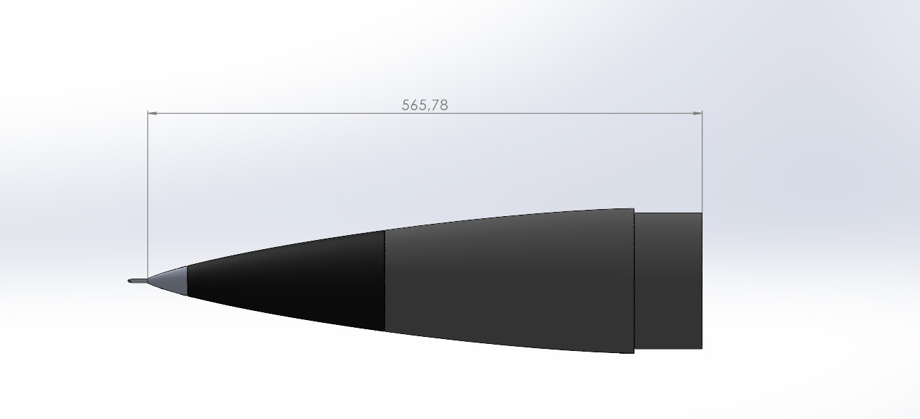Nosecone VON KARMAN SERIES LD HAACK  3D print model_6