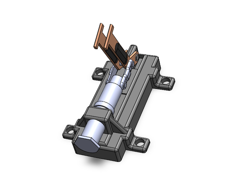 Manual Mechanical Press 3D print model_3