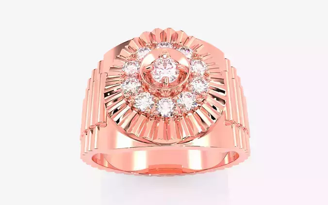 Mens Ring 3dm stl renders details 3D print model
