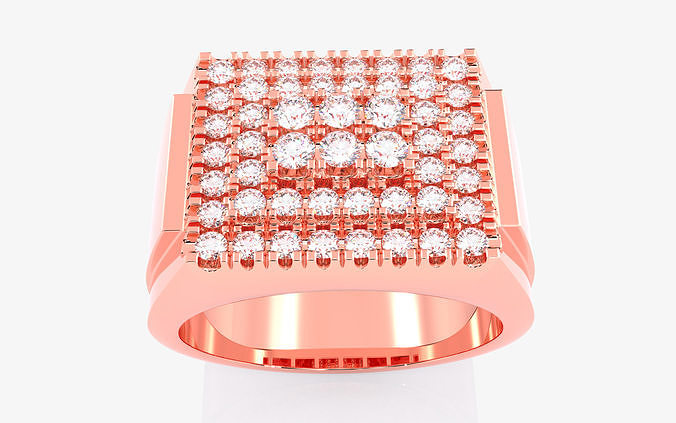 Mens Ring 3dm stl renders details  3D print model