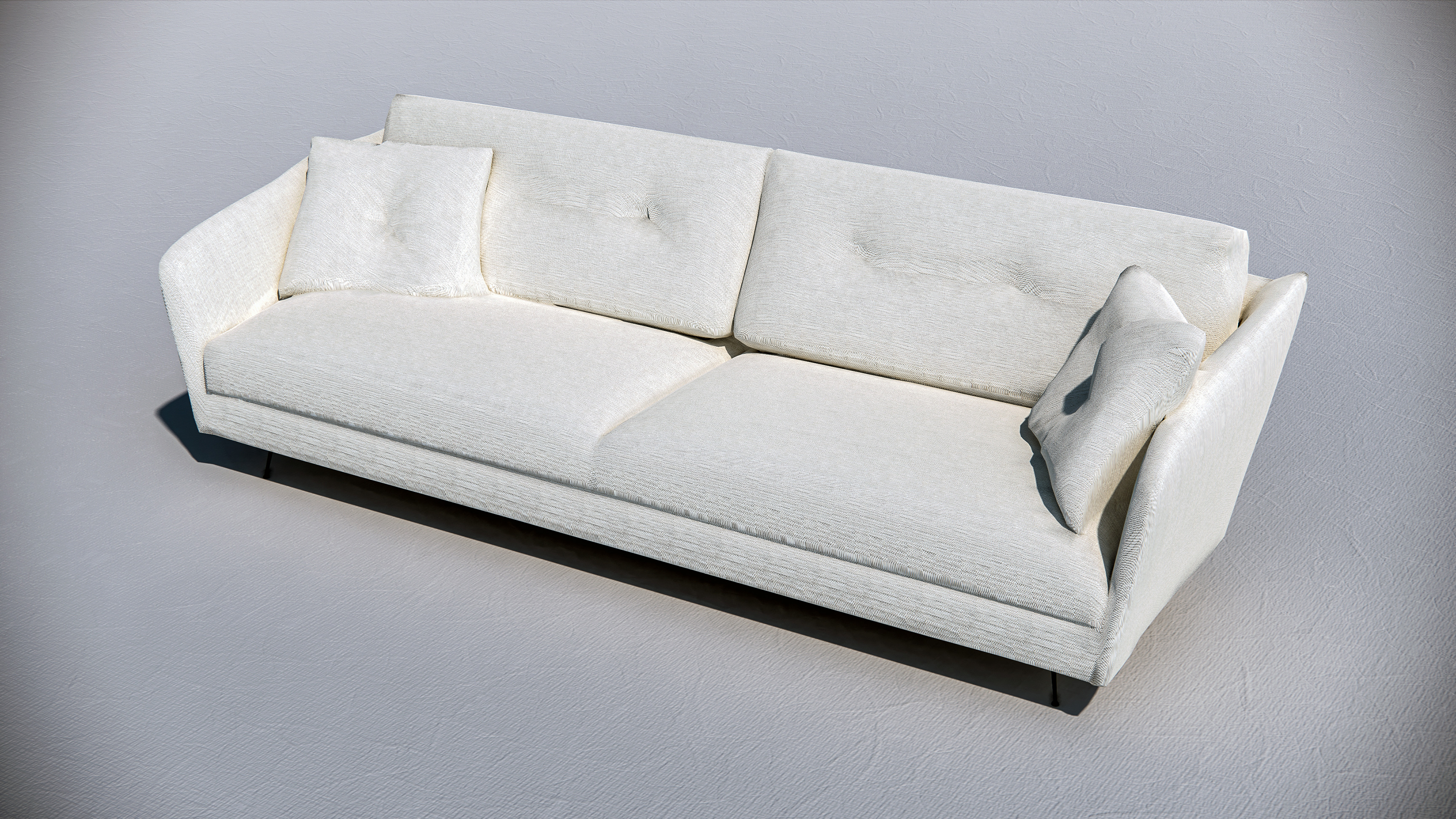 Arm chair and Sofa collection Low-poly 3D model_18