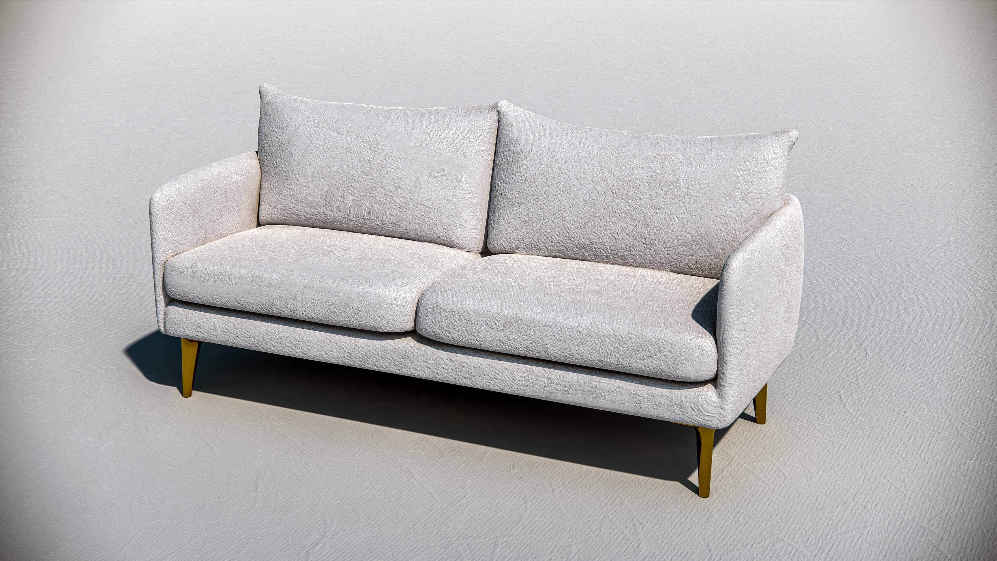 Arm chair and Sofa collection Low-poly 3D model_13