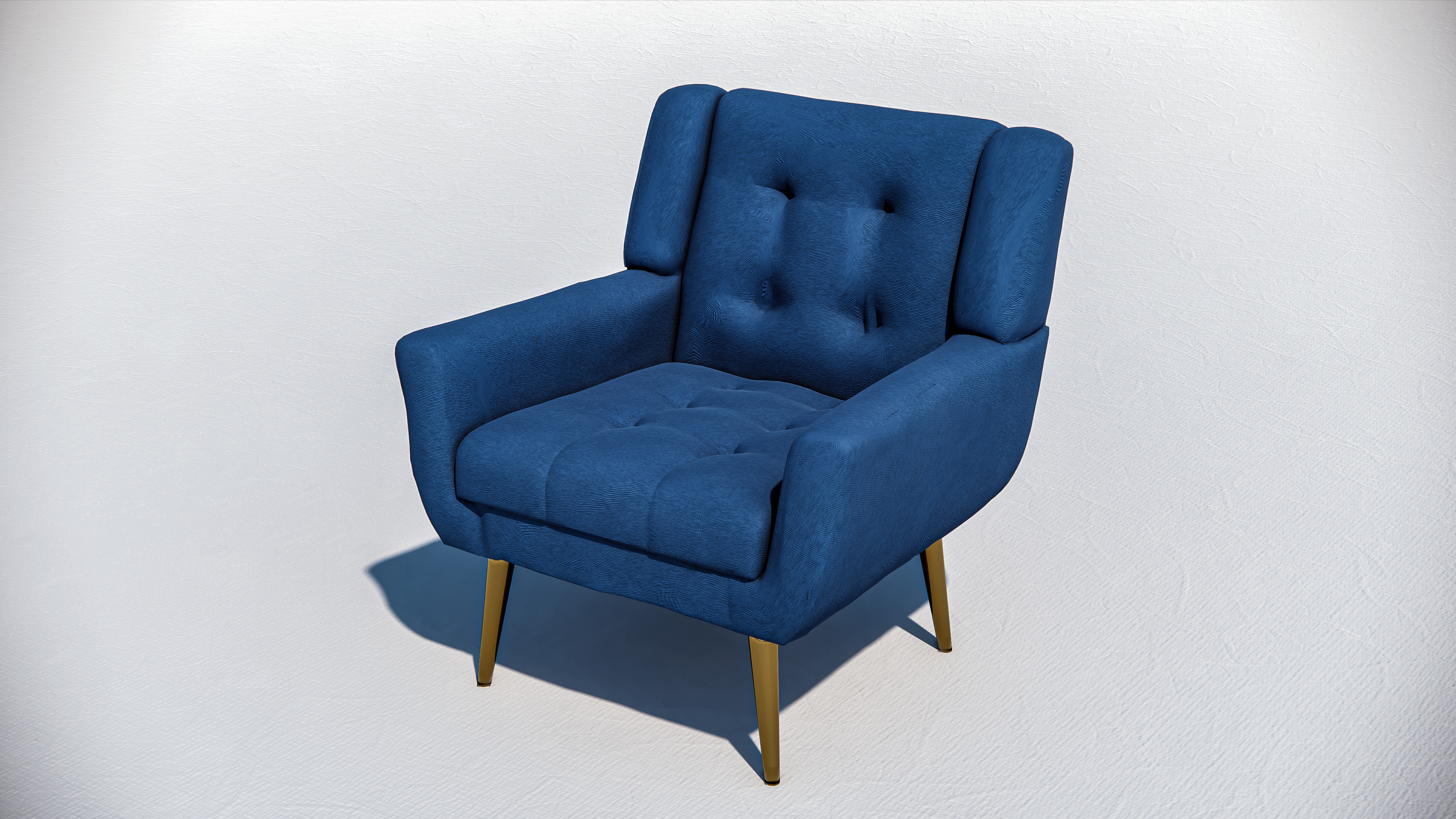 Arm chair and Sofa collection Low-poly 3D model_19