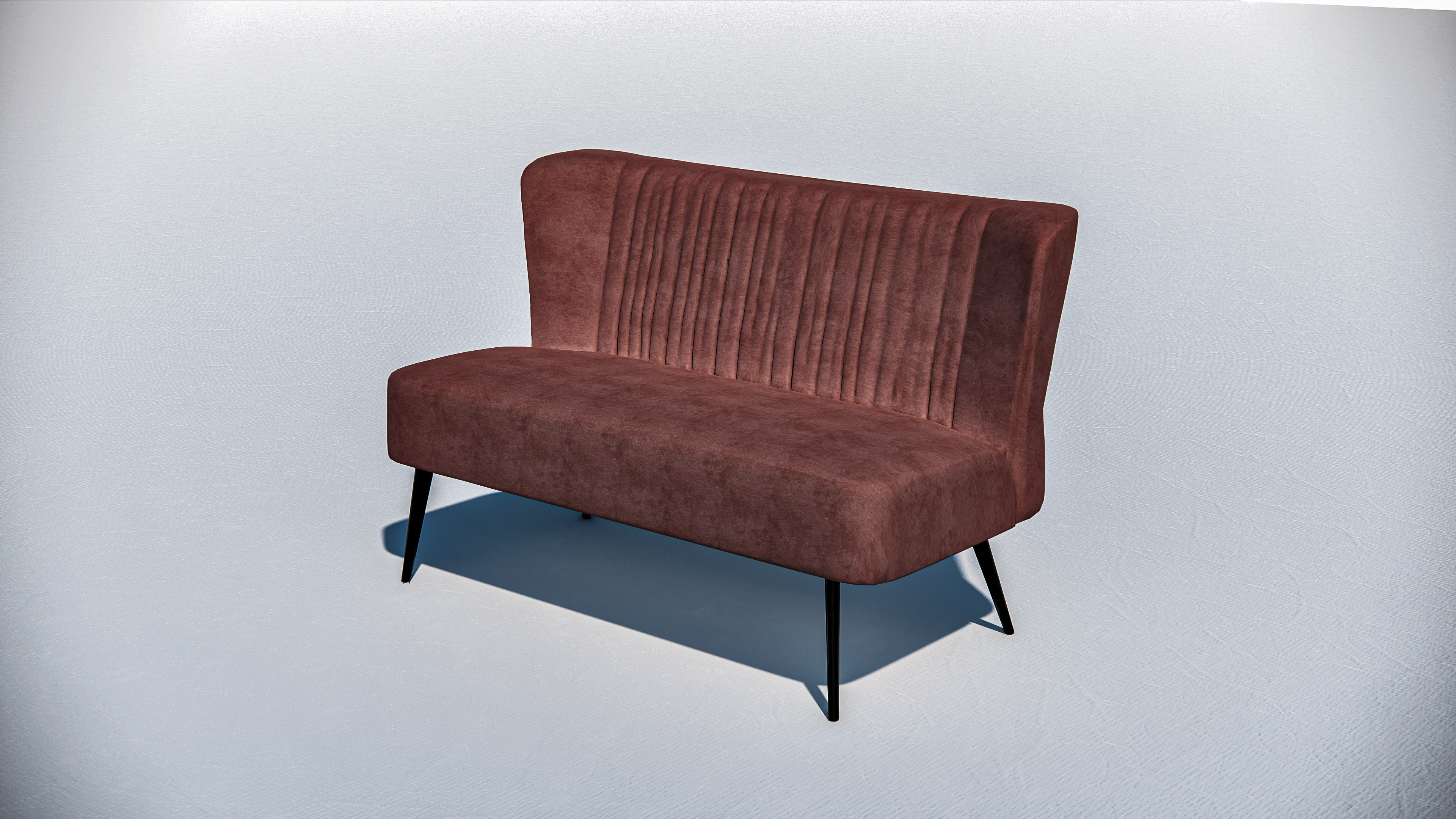 Arm chair and Sofa collection Low-poly 3D model_14