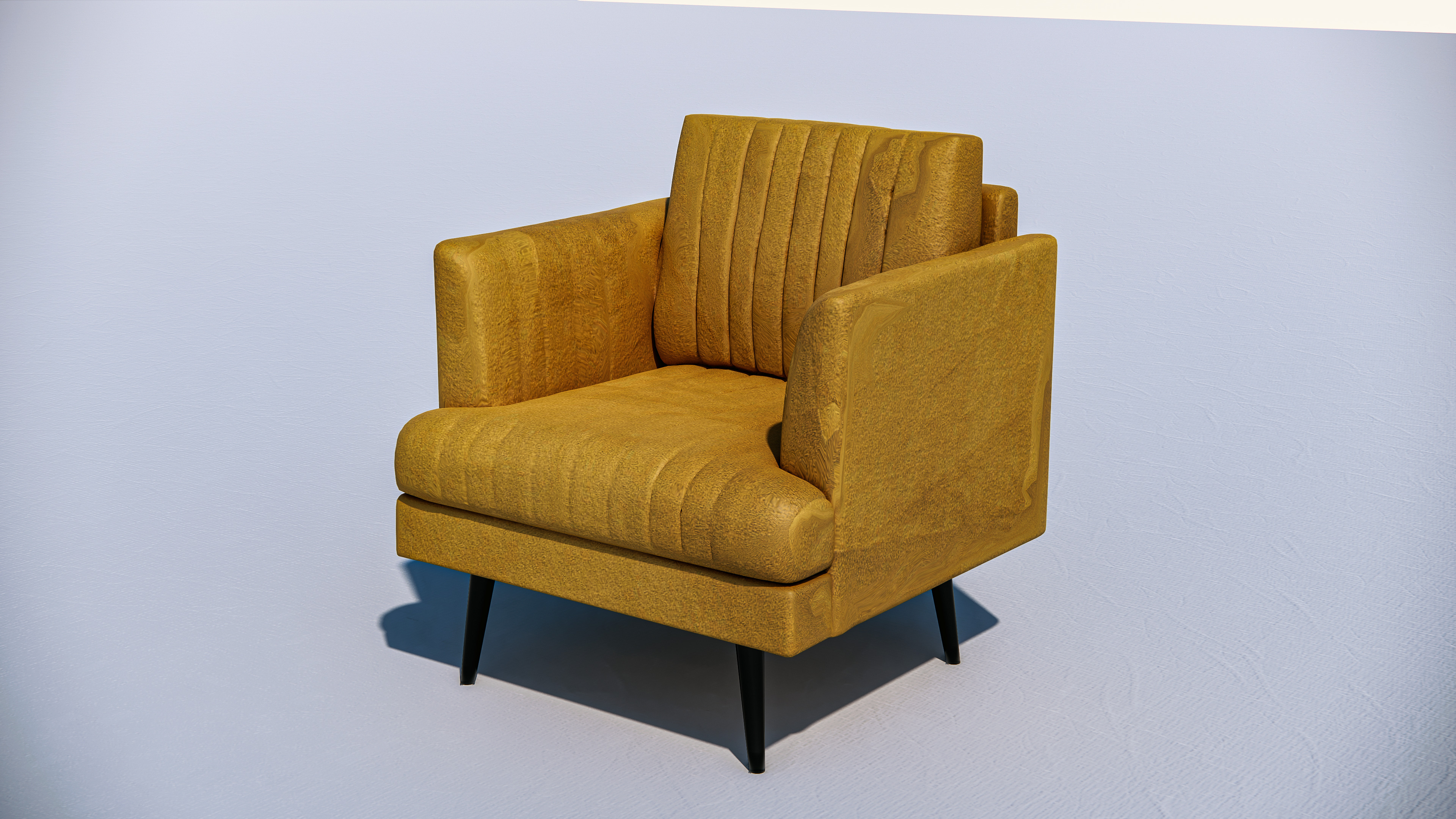 Arm chair and Sofa collection Low-poly 3D model_16