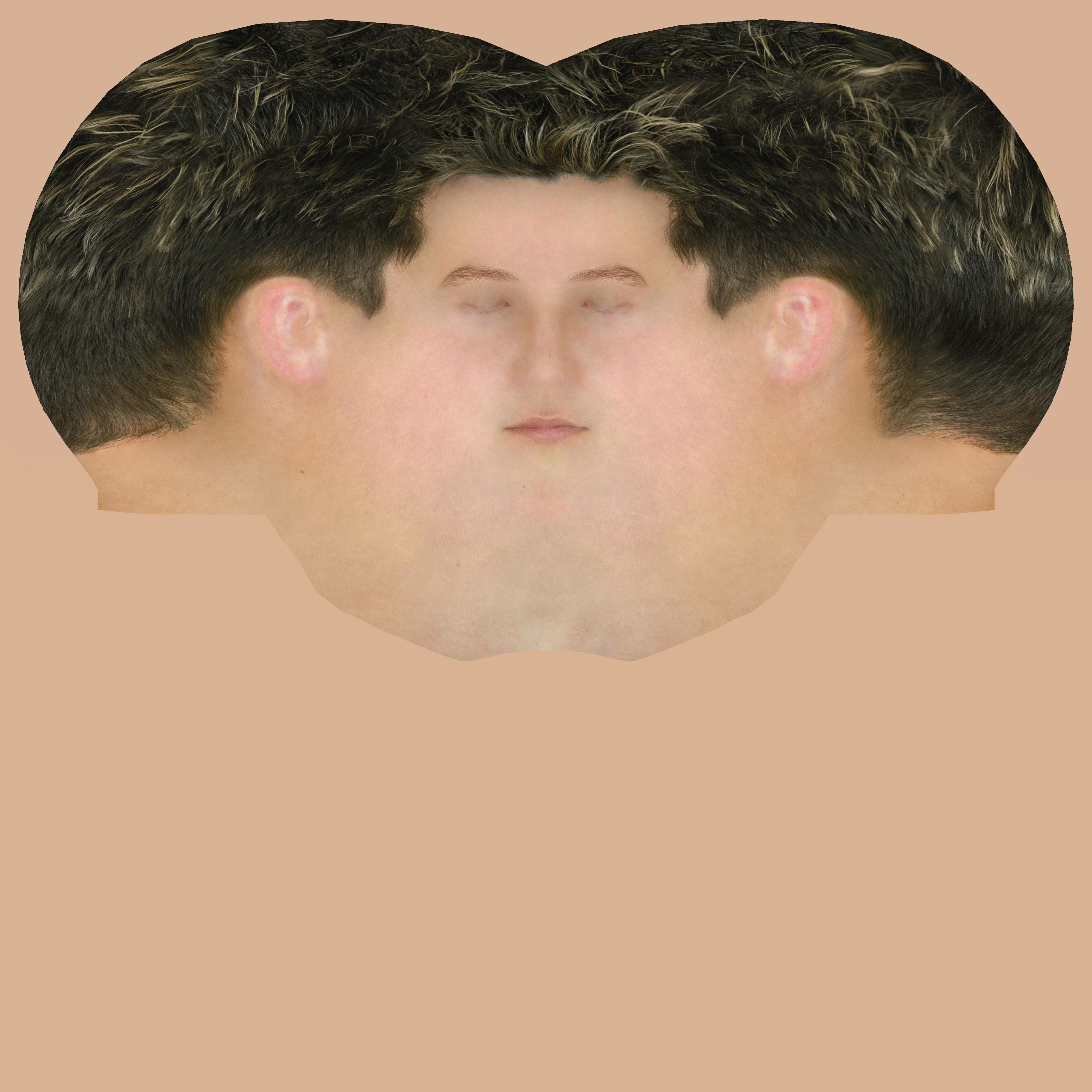 Kid girls Polo tshirt and blazer 2 sets of Model Low-poly 3D model_21