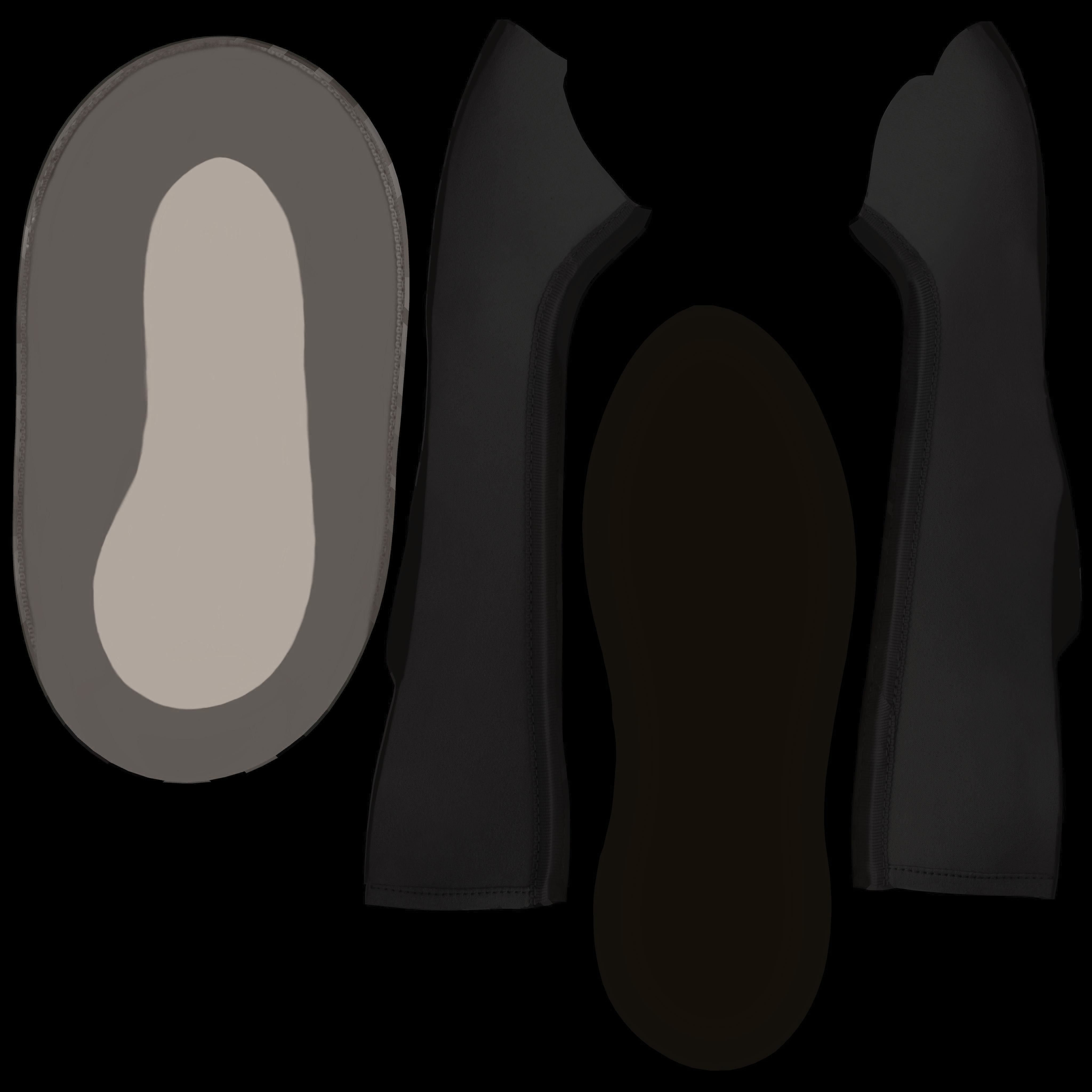 Kid girls Polo tshirt and blazer 2 sets of Model Low-poly 3D model_43