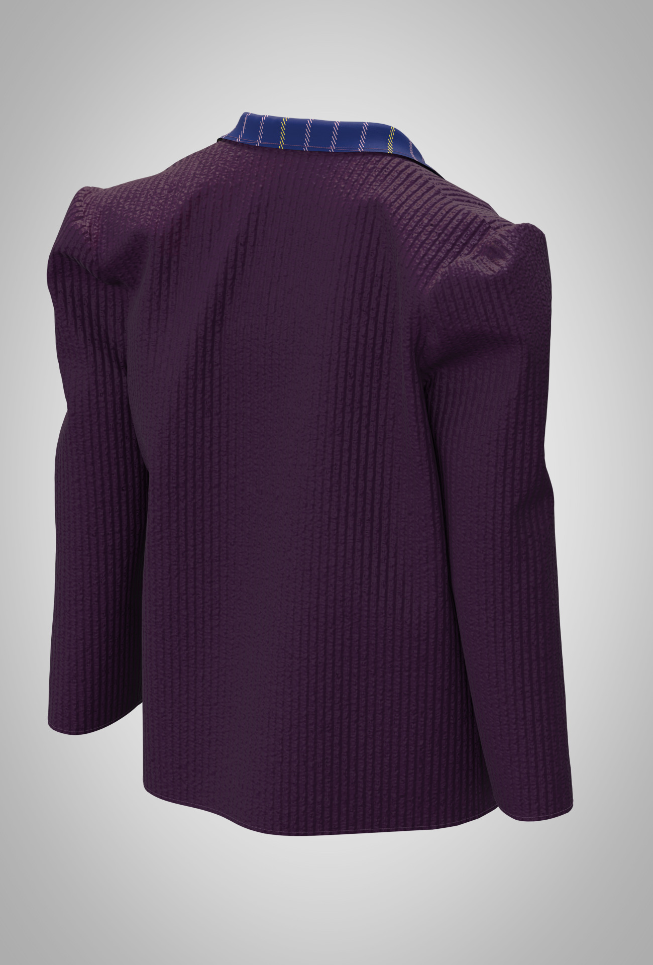 Kid girls Polo tshirt and blazer 2 sets of Model Low-poly 3D model_56