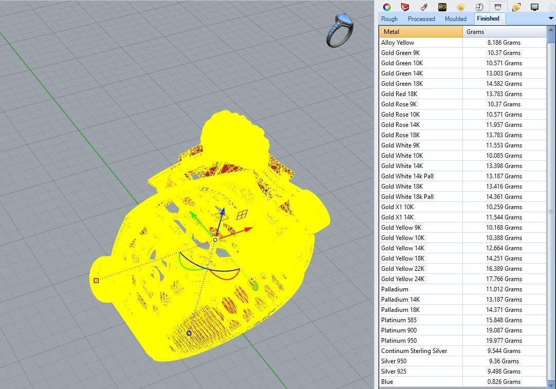 Multi piece men s ring 3D print model_16