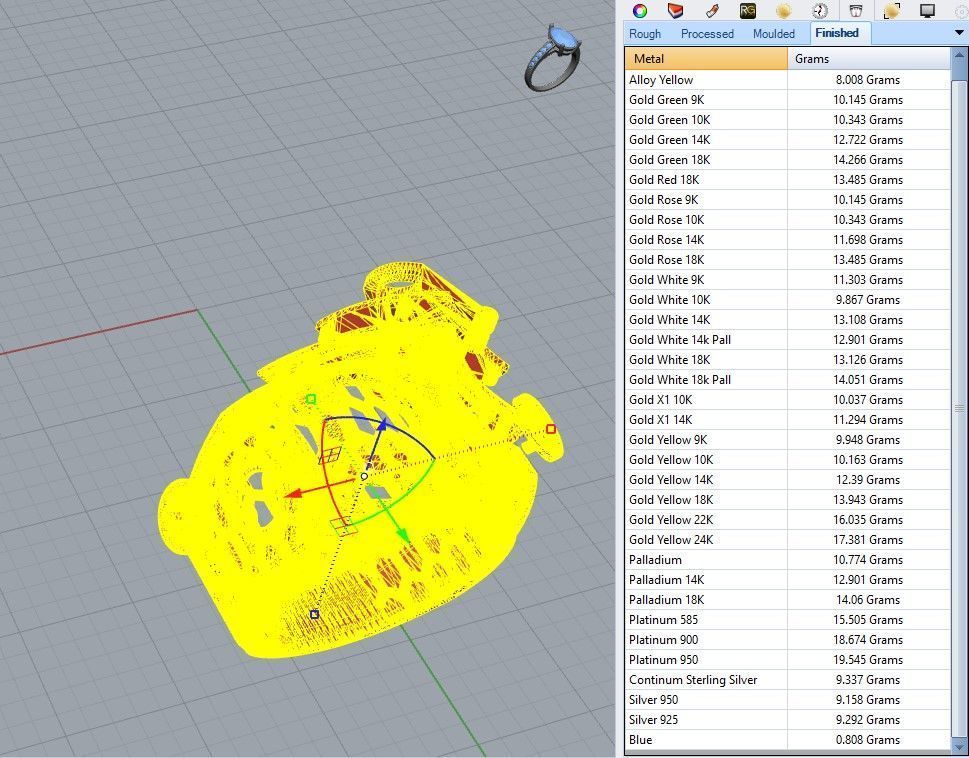 Multi piece men s ring 3D print model_15