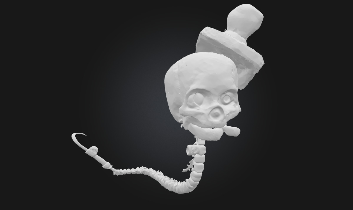 Skeleton Gentleman  Stylized Undead Character  3D model_4