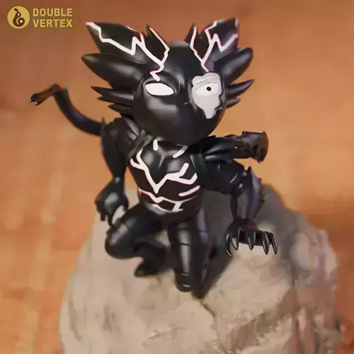 Chibi Monster Garou - One Punch Man Anime Figure for 3D Printing 3D print model