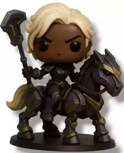 Rell Chibi Figure League of Legends 3D Model