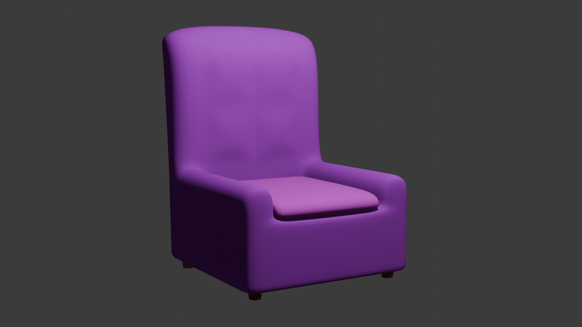 Low poly chair pack Low-poly 3D model_1