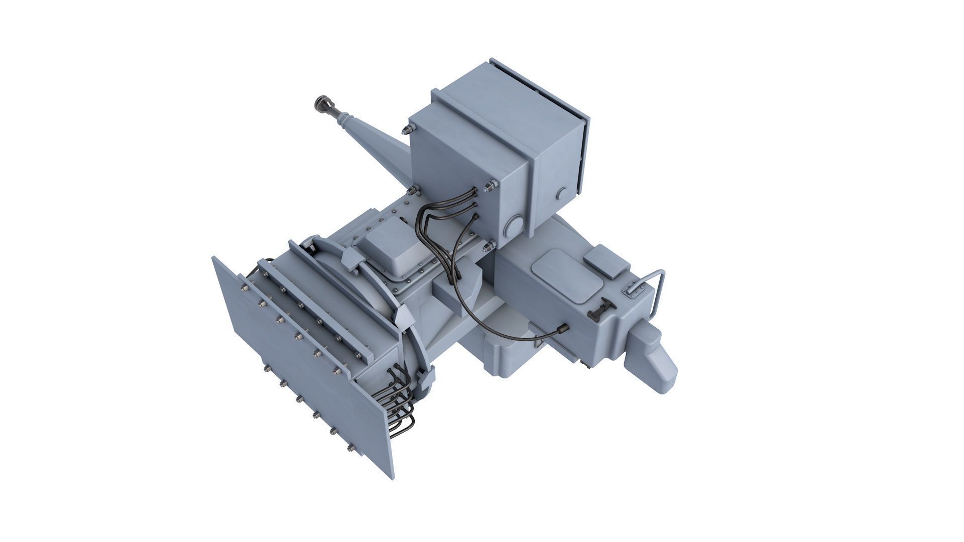  MLG 27  Naval Gun 3D model_3