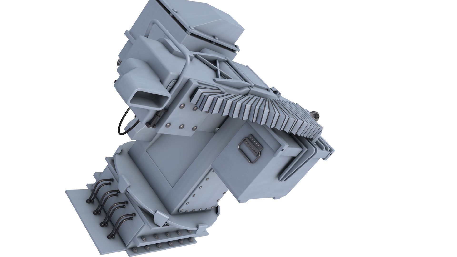  MLG 27  Naval Gun 3D model_2