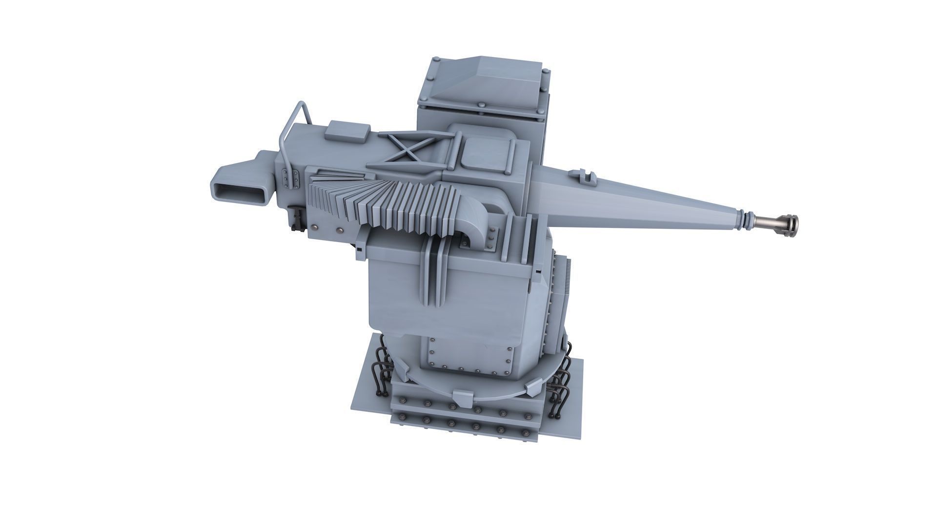  MLG 27  Naval Gun 3D model_1