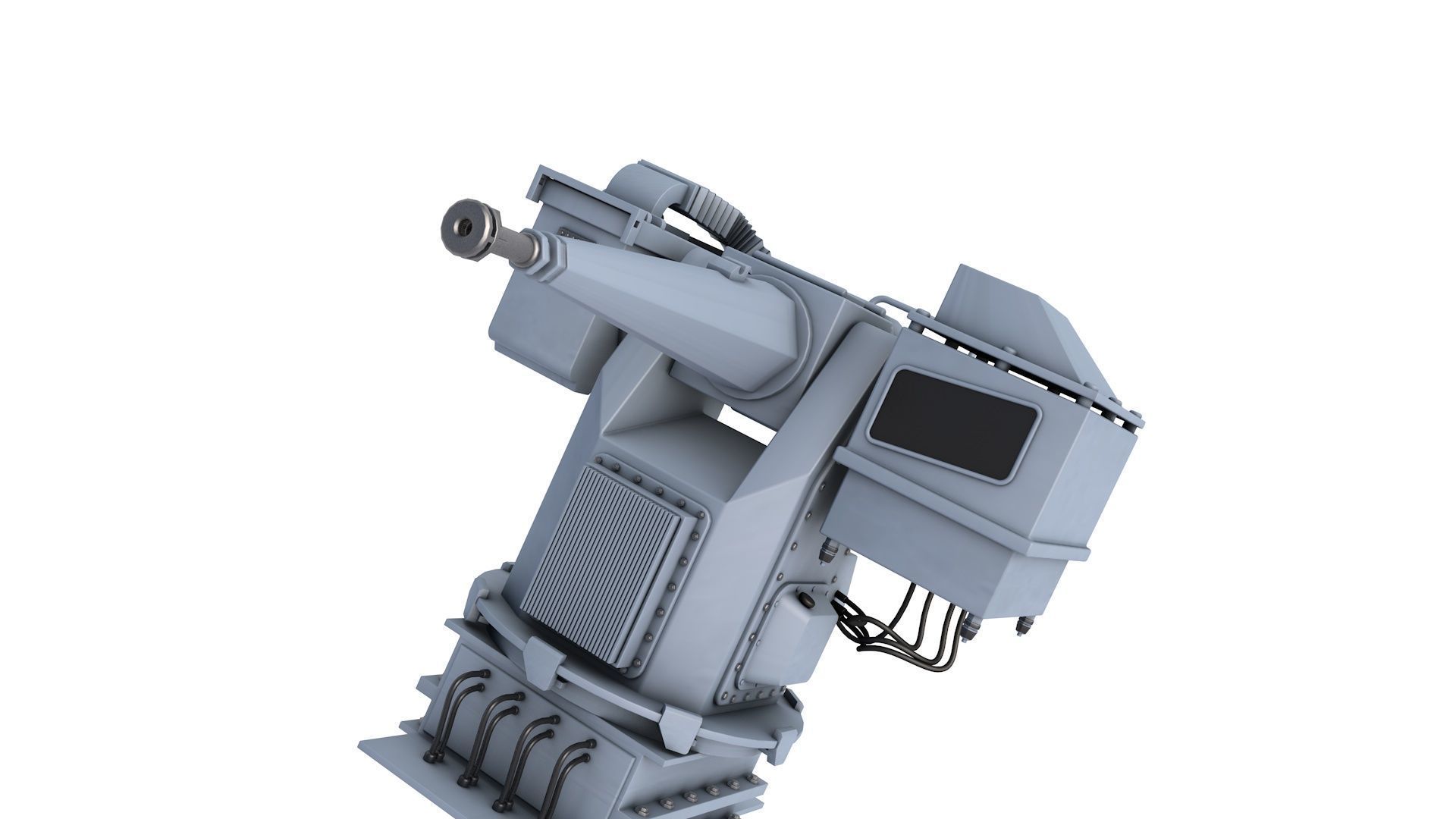  MLG 27  Naval Gun 3D model_5