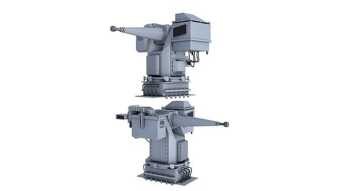  MLG 27  Naval Gun 3D model