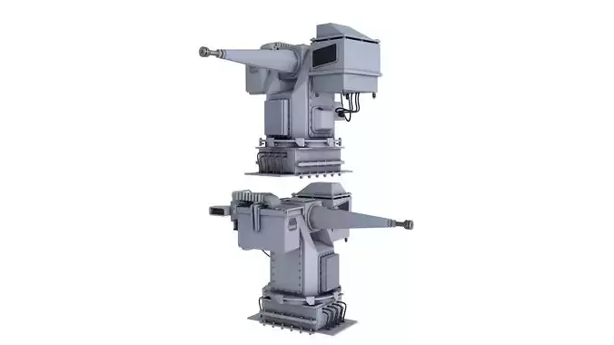  MLG 27  Naval Gun 3D model