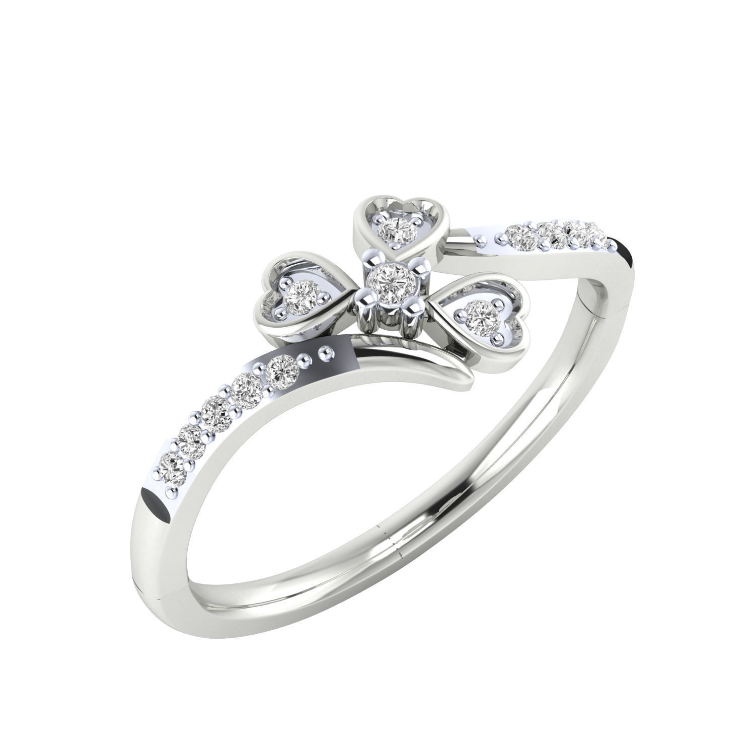 Women Ring Render 3dm STL MTL SLC JCD OBJ FBX Details 3D print model_13