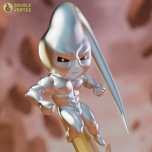 Chibi Platinum Sperm - One Punch Man Anime Figure 3D print model