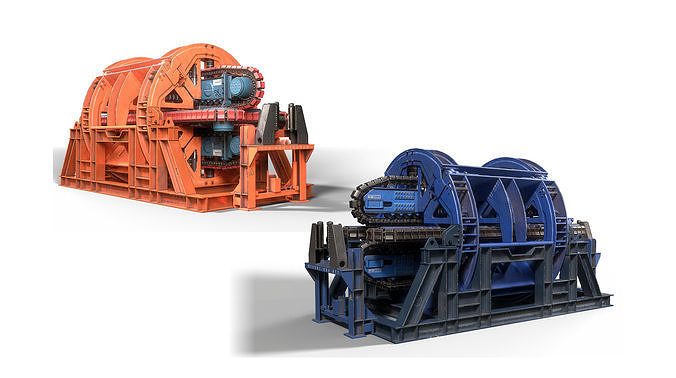 Mdl tts -Track Tensioning System Low-poly 3D model