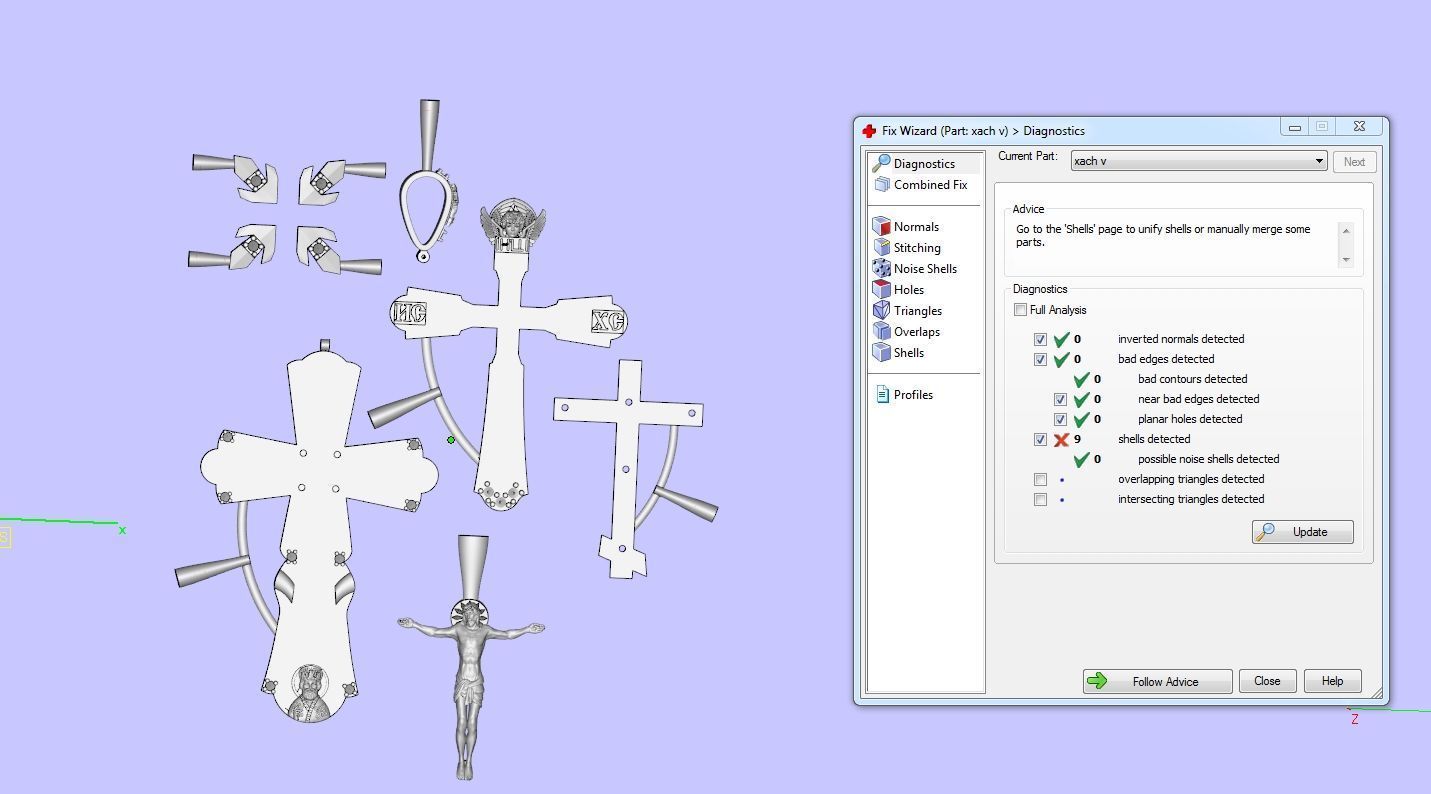 Cross Pendant Jesus 3D print model_6