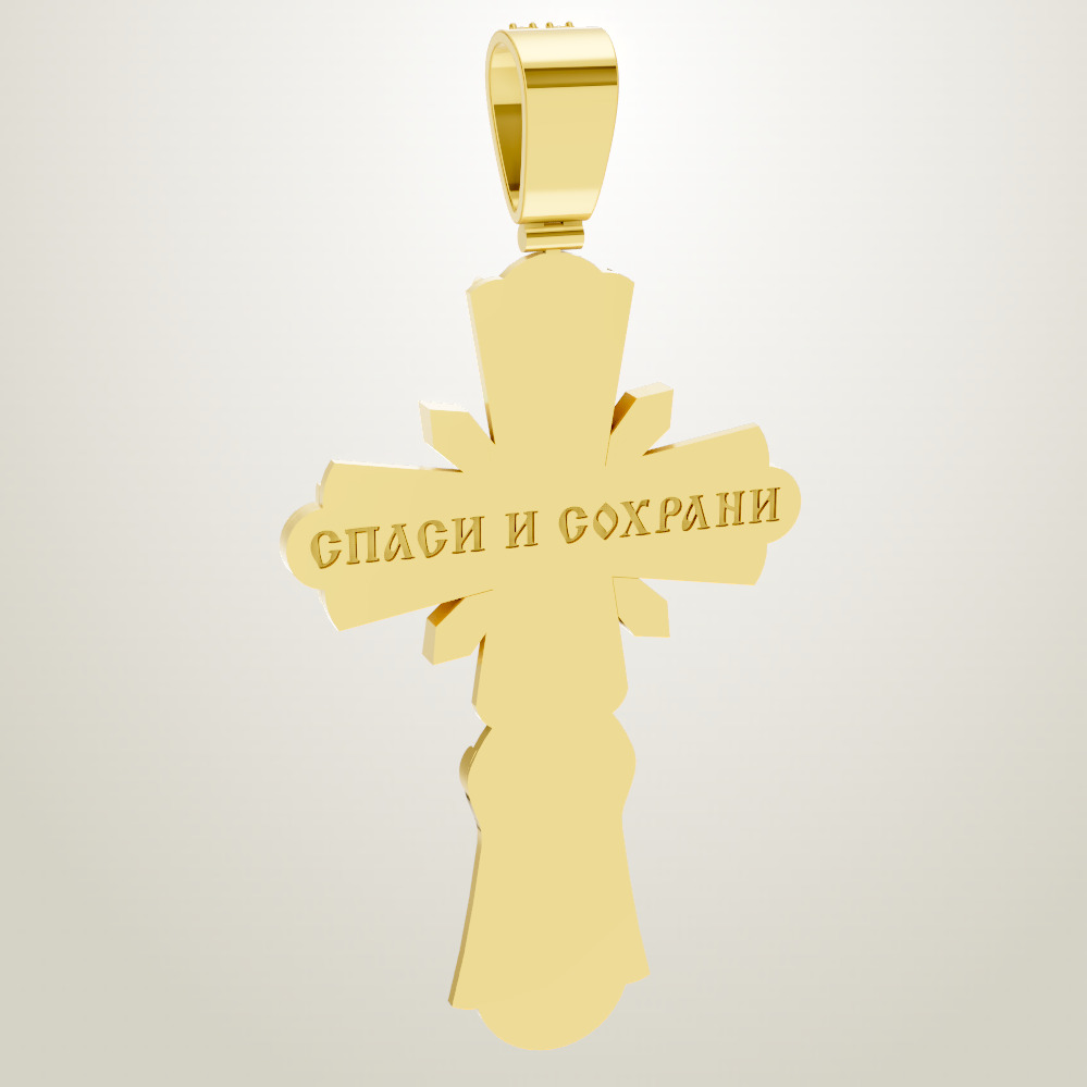 Cross Pendant Jesus 3D print model_5