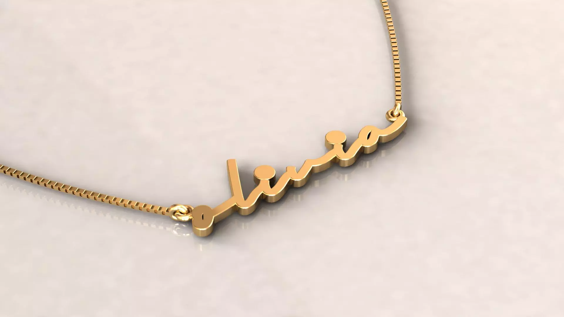 Custom Diamond Name Pendant OLIVIA 3D print model_0