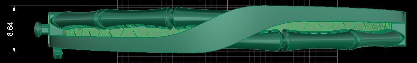 bamboo bangle 3D print model_4