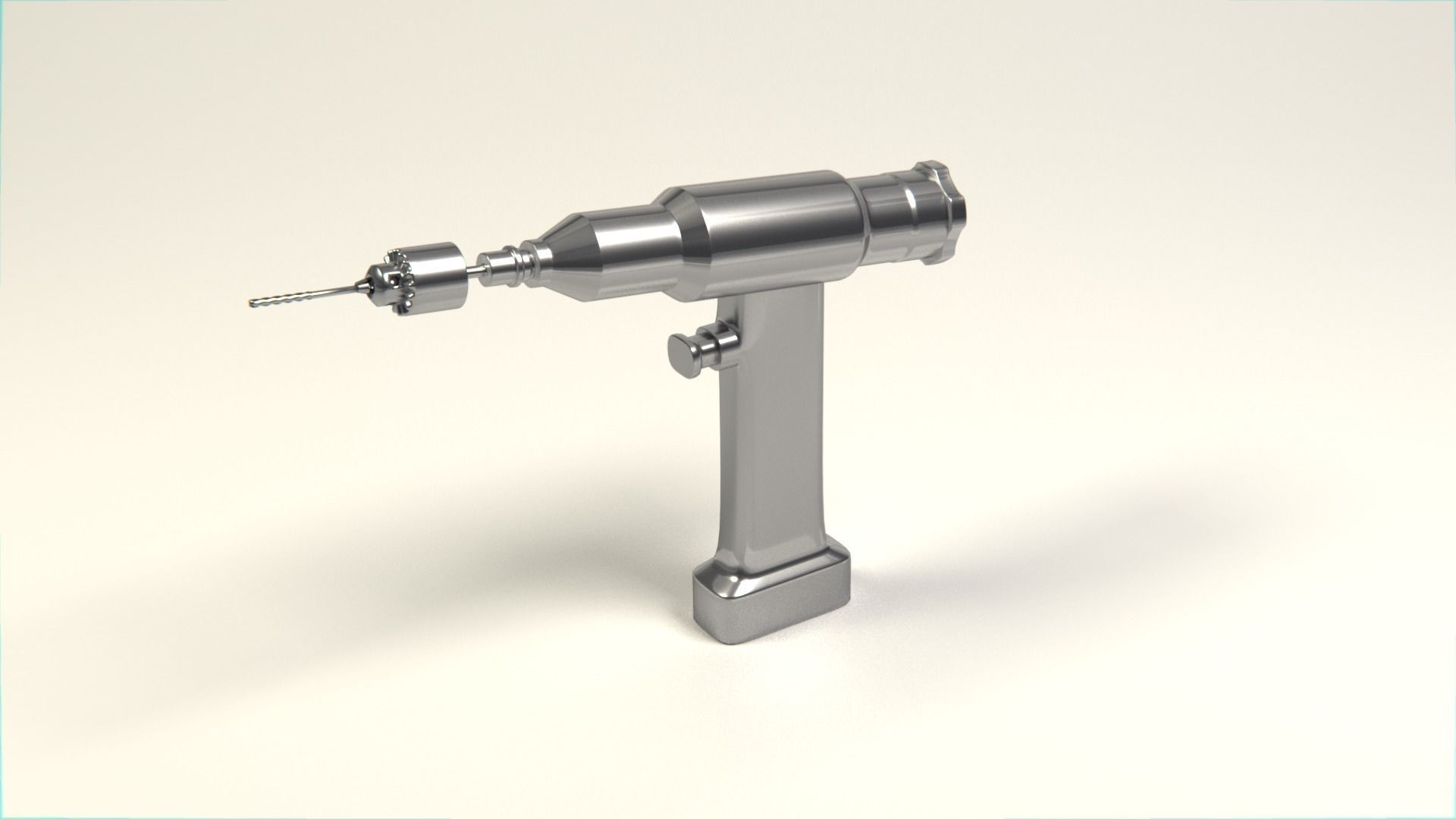 Orthopedic drill  3D model_0
