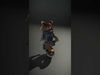 Rigged and Animated Armored Raccoon with Dual Pistols Charact... Low-poly 3D model_2