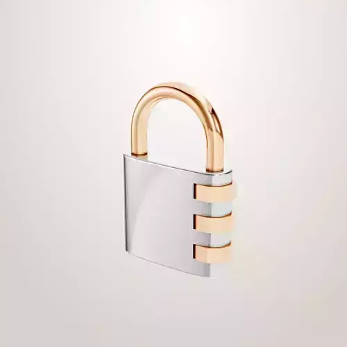 Padlock Pendant Necklace