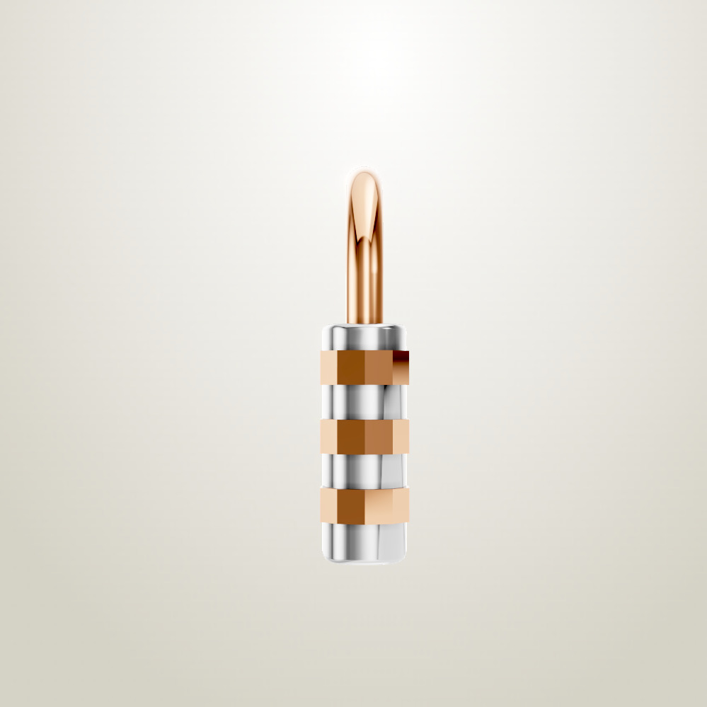 Padlock Pendant Necklace 3D print model_3