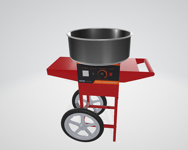 Vevor Cotton Candy Machine  3D model