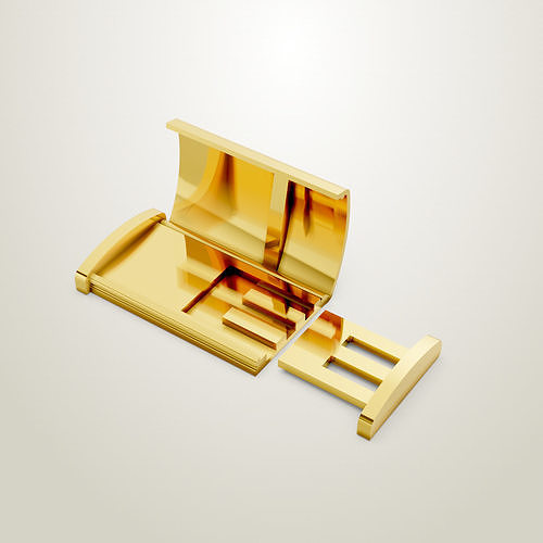 Sleek Lock Cuban Lock Chain lock 3D print model