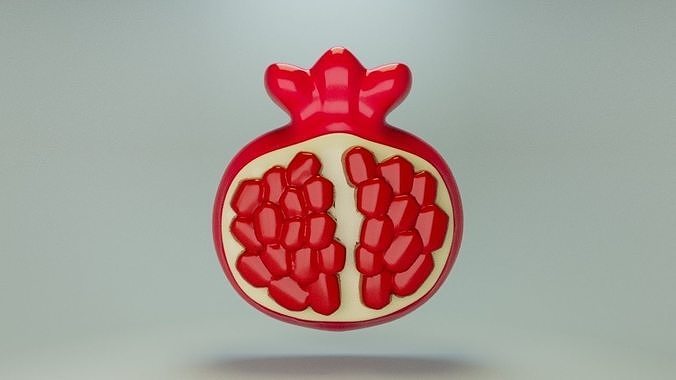 Gummy Pomegranate 3D print model