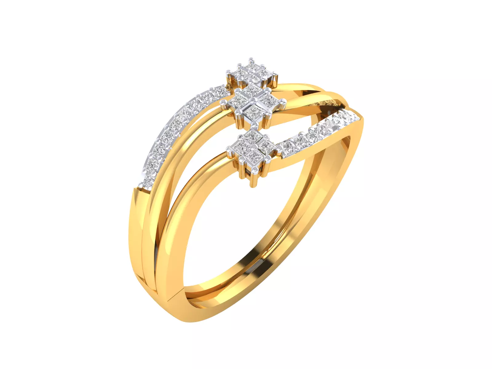 Women Ring  Render 3dm STL OBJ FBX MTLDetails 3D print model_0