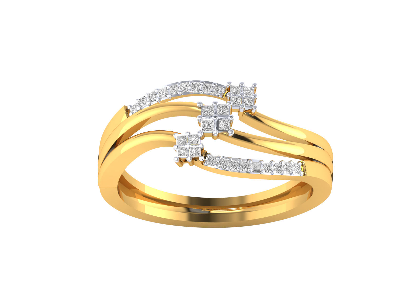 Women Ring  Render 3dm STL OBJ FBX MTLDetails 3D print model_2